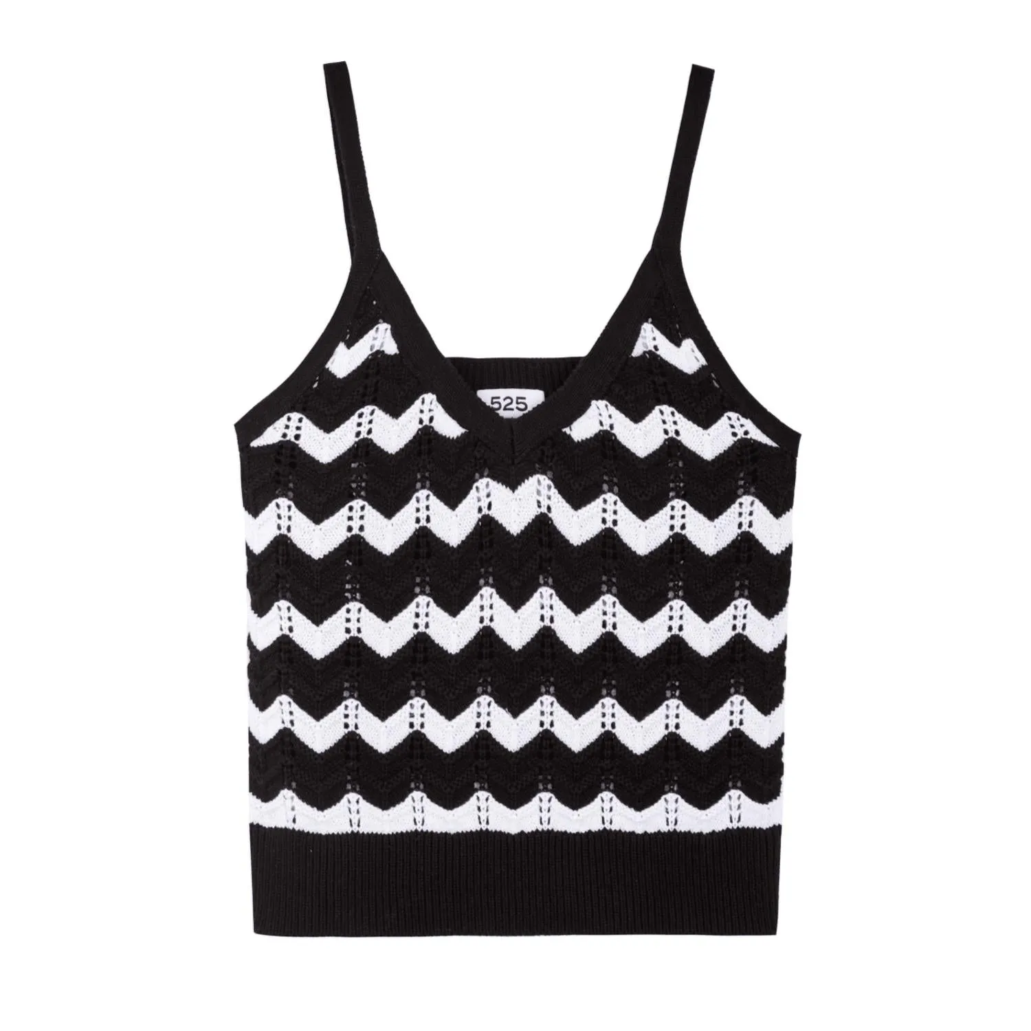 525 America - Izzie Chevron Knit Tank Top