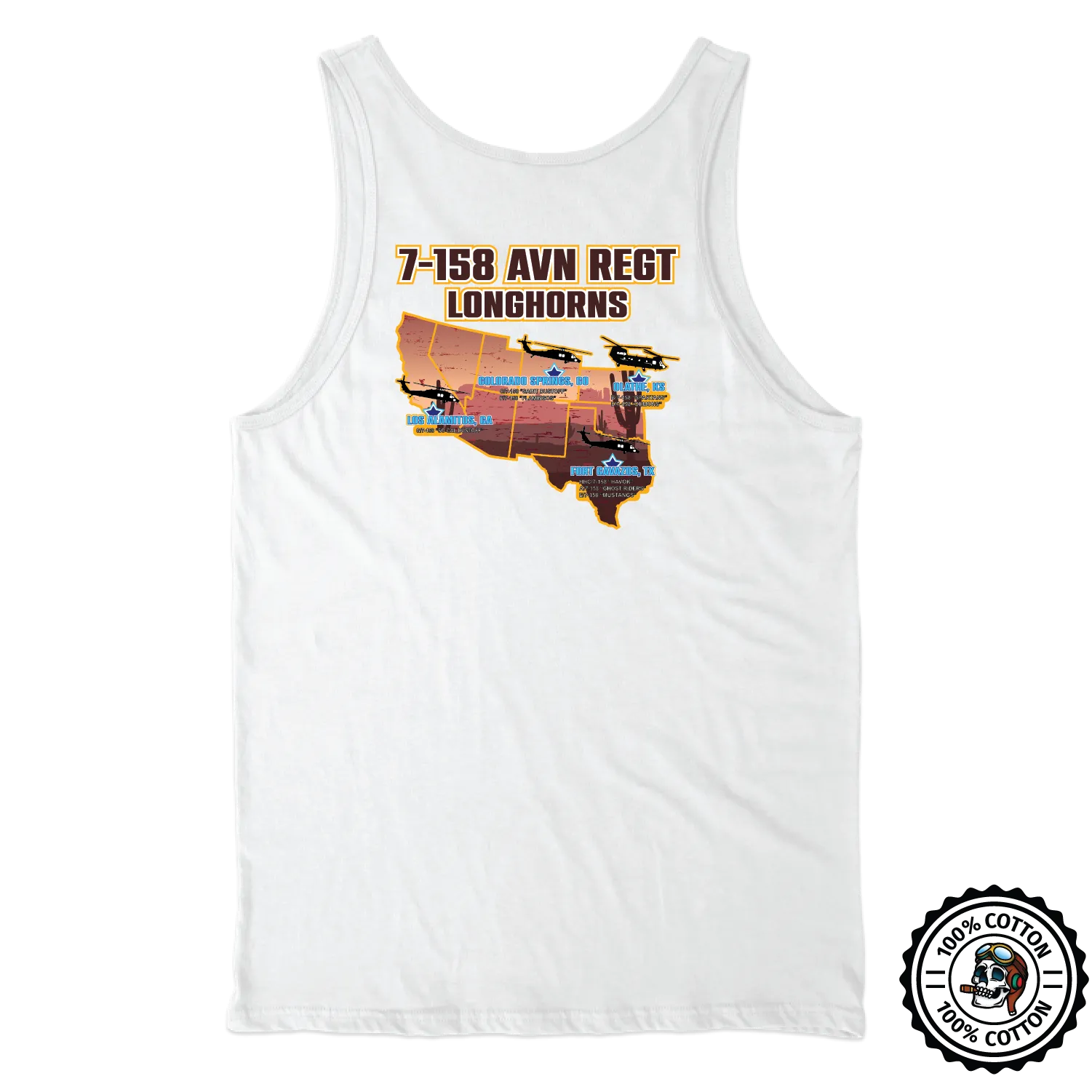 7-158 GSAB "Longhorns" Tank Tops