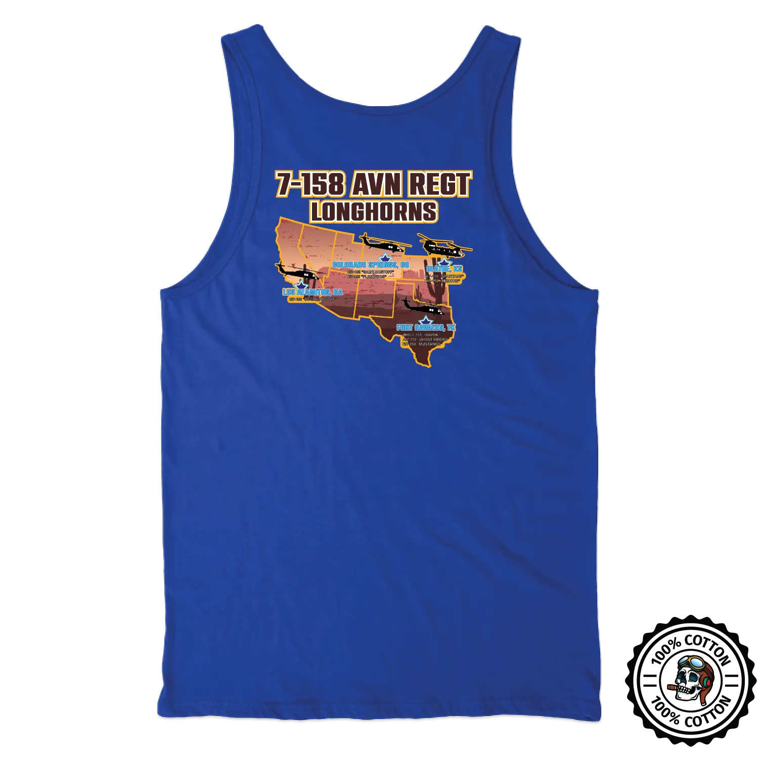 7-158 GSAB "Longhorns" Tank Tops