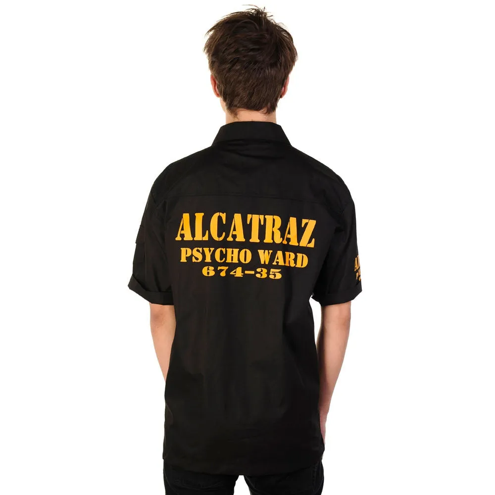 Alcatraz Black Button Up Shirt