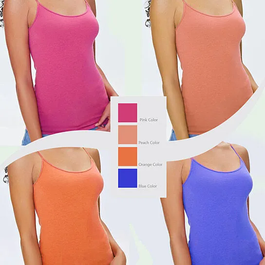 BerryBetty - 3-Pack: Mystery Deal: Women's Stretchy Camisole Spaghetti Strap Tank Top