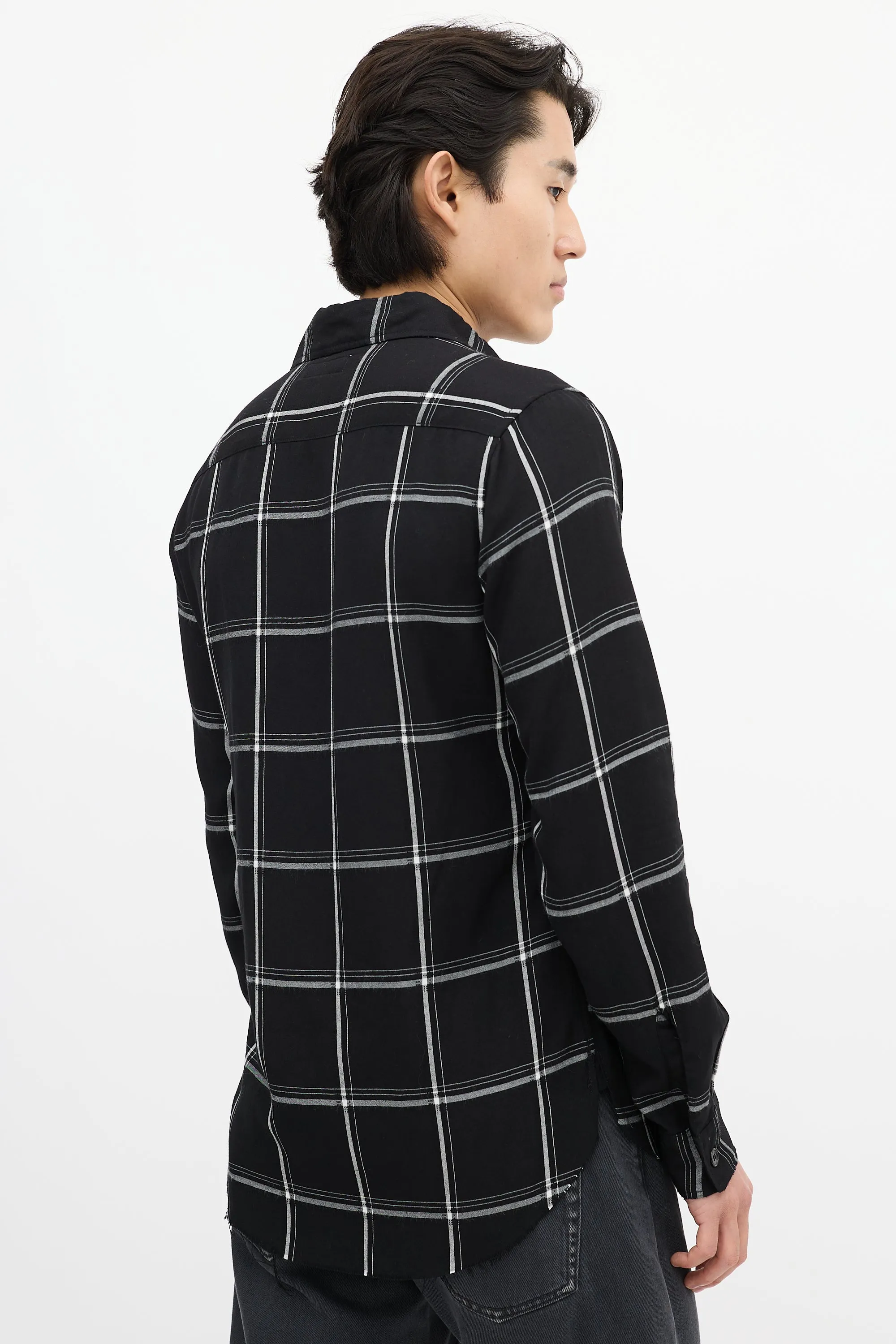 Black & White Checkered Shirt