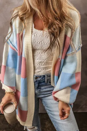 Checkered Cardigan