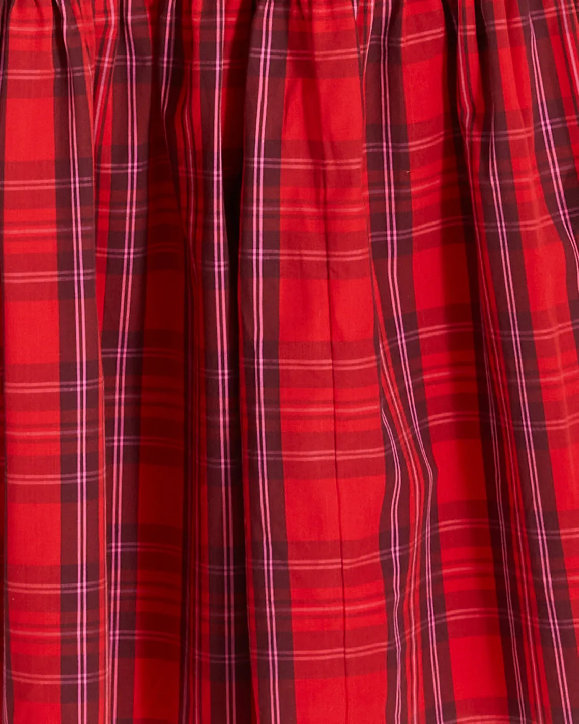 Maren Bow Back Top in Elle Plaid