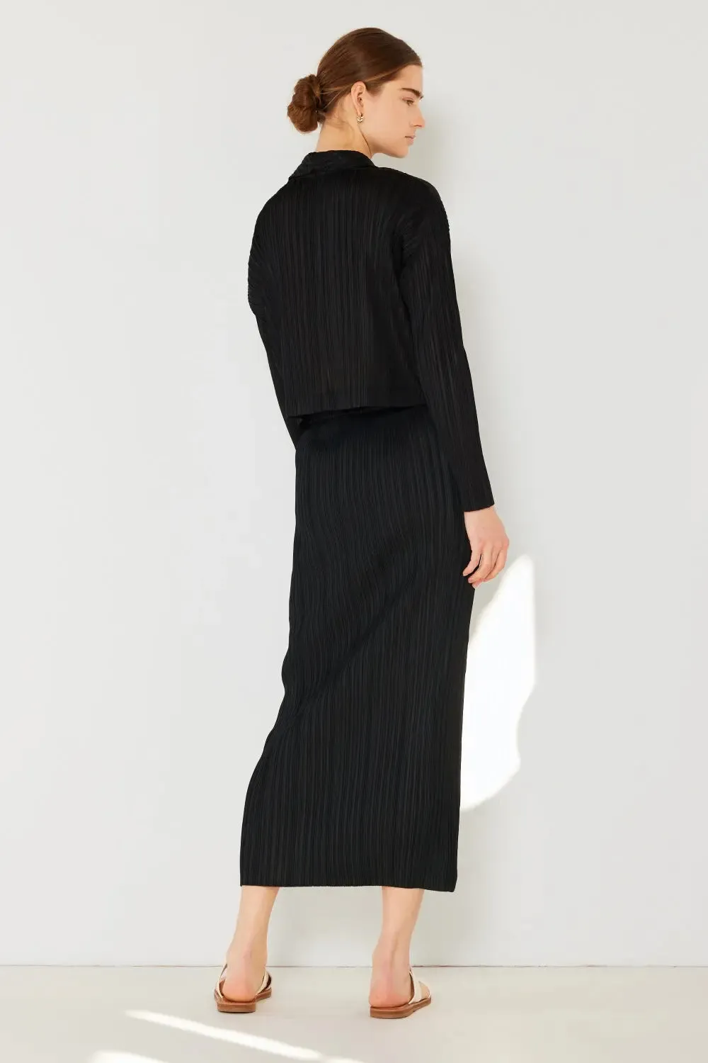 Marina West Swim - Pleated Cropped - Button Up Shirt