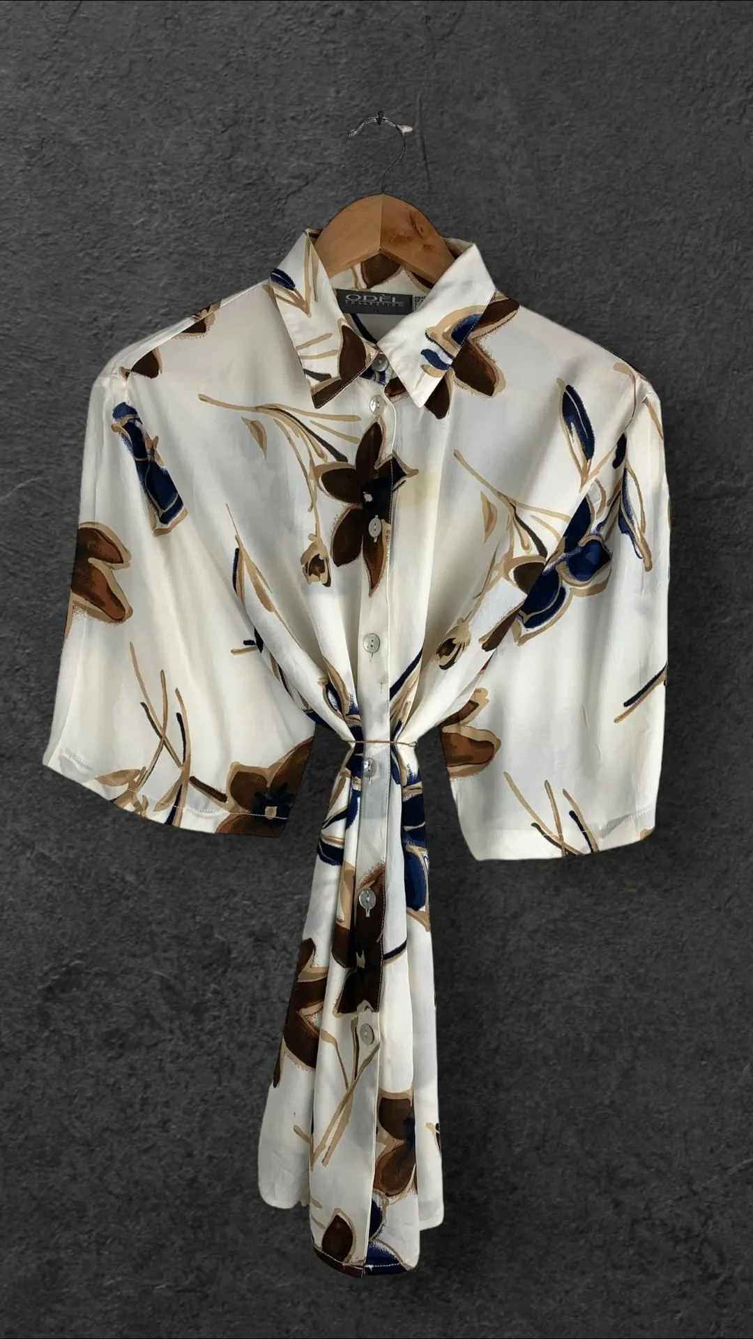 ODÉL  BUTTON UP VINTAGE SHIRT- UK 16