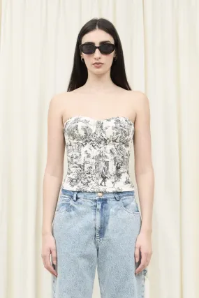 Roxanne Toile Corset Top