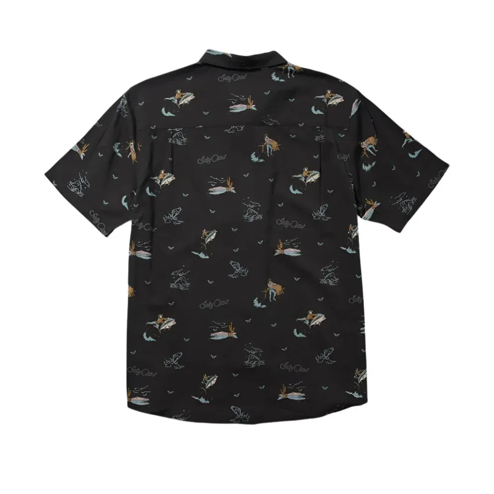 Salty Crew Round Up Woven Button Up