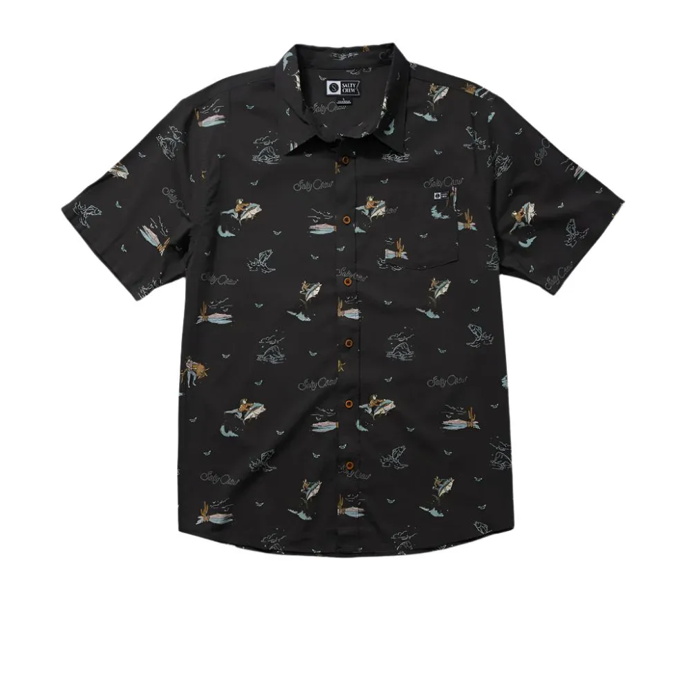 Salty Crew Round Up Woven Button Up